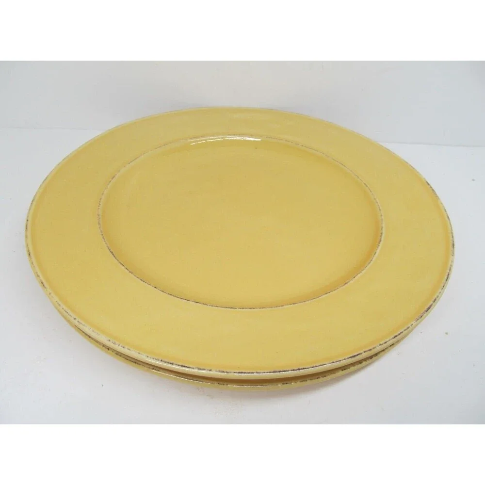 Pier 1 Mango Yellow Rustic 10 3/4